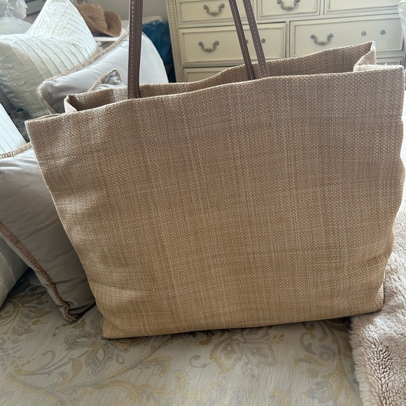 Large Prada Raffia Tote - Picture 7 of 9